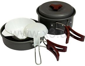 TRAMP Набор посуды из анодированного алюминия на 1-2 персоны