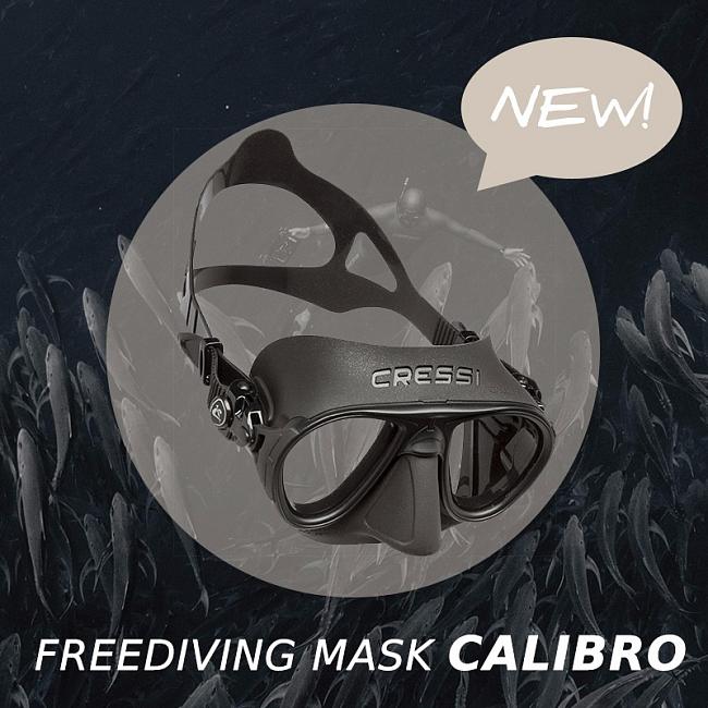 Новинка - маска CRESSI CALIBRO CLEAR