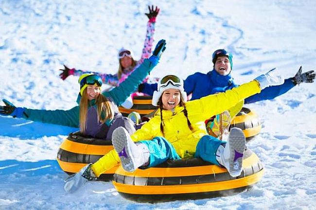 Надувные санки - "Ватрушка" драйв и безопасность