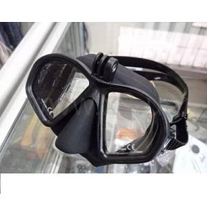 BS DIVER COVERT ACTION чёрный силикон, двустёкольная с креплением для видеокамеры,без бокса
