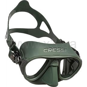 CRESSI SUB CALIBRO SF MASK SIL GREEN/FRAME GREEN