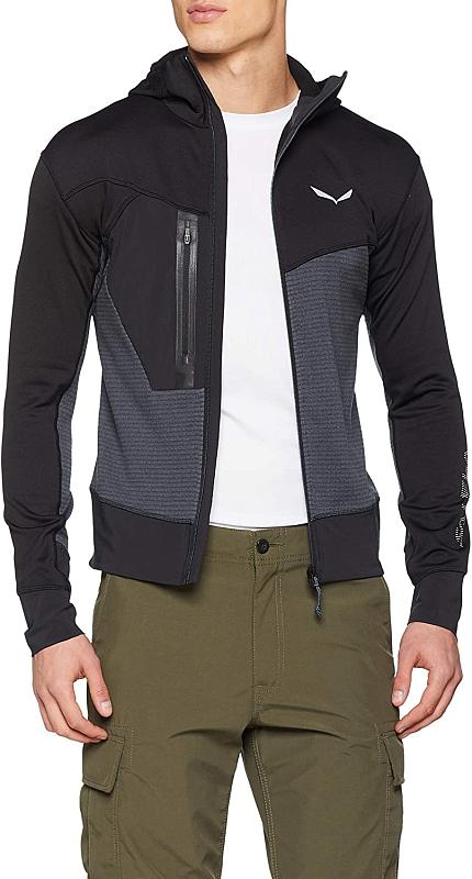 Новинка! Мужская флисовая кофтаSALEWA PEDROC PGD M FZ HDY