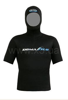 SIGMASUB Майка с рукавами и шлемом (Нейлон/открытая пора) 3 мм