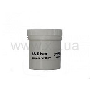 BS DIVER Смазка силиконовая водостойкая густая 60г (жестяная банка)
