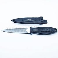 BS DIVER STINGER (420 J2 ss) нерж.сталь в ножнах с ремешками (для охоты)