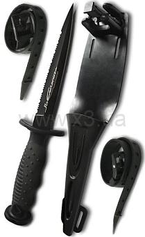 ESCLAPEZ Long Dagger Silex titanium