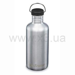 KLEAN KANTEEN  Бутылка для воды Classic Loop Cap 1182 мл Brushed Stainless