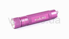 FENIX E01 розовый (10 лм, 1хААА)