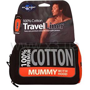 SEA TO SUMMIT Cotton Liner Mummy Hood вкладыш в спальник 