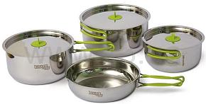 PINGUIN Набор стальной посуды Trio L 20/18/16