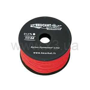 BEUCHAT Линь нейлоновый 1,5 мм, красный