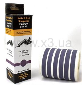 WORK SHARP Набор сменных ремней WSKTS, 6 шт. ТОНКИЙ - зернистость P6000