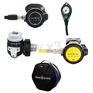 AQUALUNG Комплект регулятор CORE SUPREME DIN октопус, манометр, сумка (RC125112)