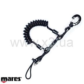 MARES Спиральный шнур с карабином и петлей