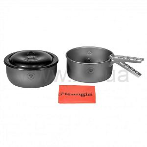 TRANGIA Набор посуды Tundra II HA 1.75 / 1.5 л (два котелка, крышка, ручка, чехол)