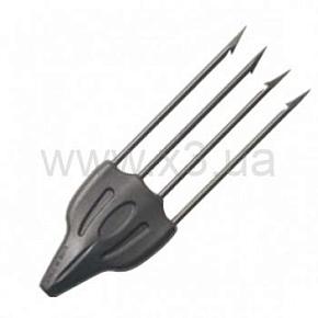 SALVIMAR Насадка четырёхзубая SPEED 4 нержавеющая