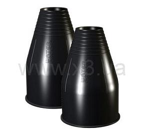 WATER PROOF Манжета ручная силиконовая HD SILICONE Small чёрная (пара)