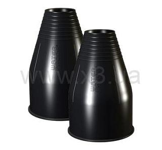 WATER PROOF Манжета ручная силиконовая HD SILICONE Small чёрная (пара)