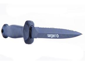 SARGAN ТУРГОЯК-СТРОПОРЕЗ ровное лезвие ЧЕРНЕНЫЙ SUB/11/D/2