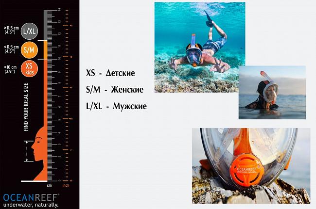 Новое поступление полнолицевых  масок  OCEAN REEF