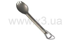 SEA TO SUMMIT Alpha Light Long Handled Spork ложка-вилка удлиненная Grey Anodised
