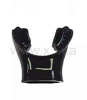 BARE Загубник для трубки силиконовый черный