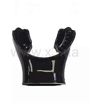 BARE Загубник для трубки силиконовый черный