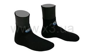 SIGMASUB Носки анатомические с обтюрацией (Нейлон/открытая пора) 7 мм