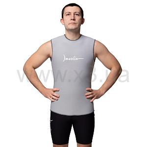 MARLIN Майка NYLON Silver/Black, 3 mm