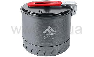 TERRA INCOGNITA Hyper Pato 1.3 серый котелок с теплообменником