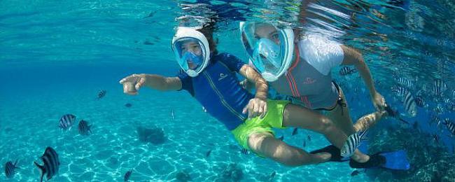 Маска полнолицевая для снорклинга (KID) - это восторг любого ребенка