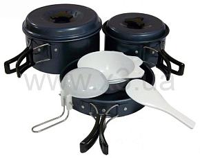 TRAMP Набор посуды анод.алюм. с антипригарным покрытием на 2-3 персоны (1,0+1,75)