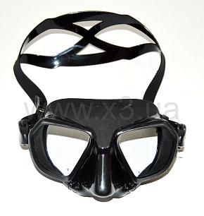 SALVIMAR NOAH BLACK- BLACK (двустёкольная, черный силикон, черное обрамление стёкол)