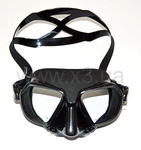 SALVIMAR NOAH BLACK- BLACK (двустёкольная, черный силикон, черное обрамление стёкол)