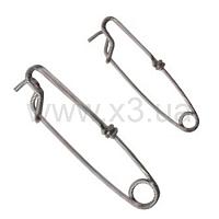 SALVIMAR Карабин SNAP проволочный, стальной нержавеющий с вертлюгом