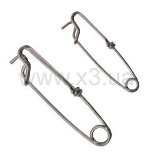 SALVIMAR Карабин SNAP проволочный, стальной нержавеющий с вертлюгом